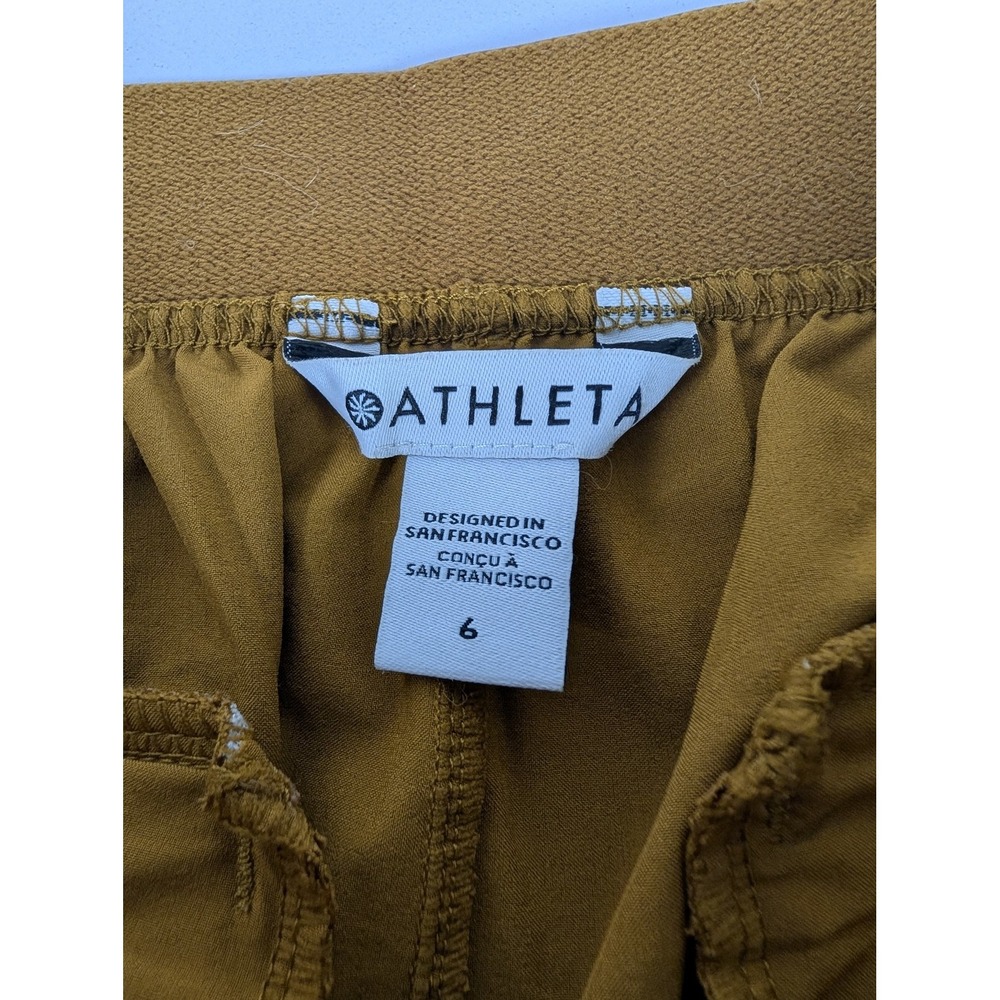 Athleta Vienna Cargo Pants Womens 6 Straight Leg Stretch Outdoor Travel Hiking - Picture 3 of 12